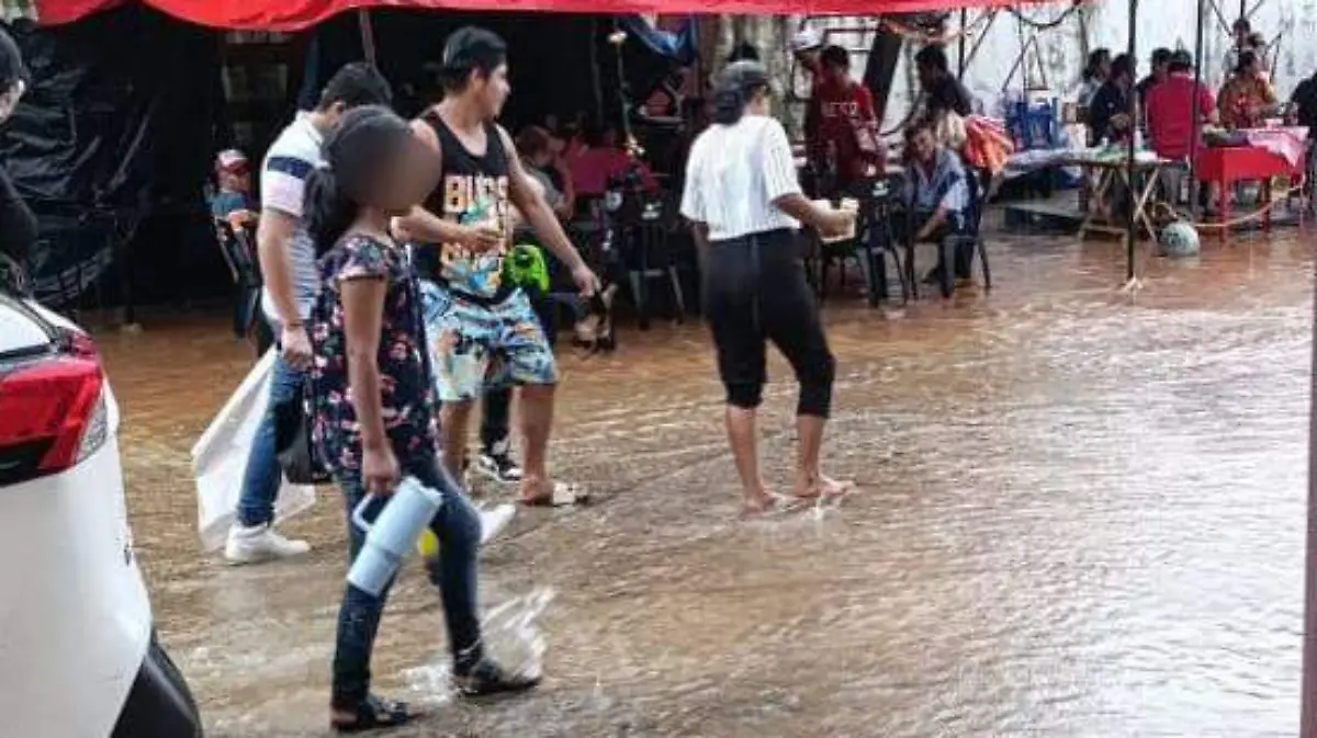 Lluvia en Huixtla